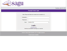 Tablet Screenshot of efaculty.sagu.edu